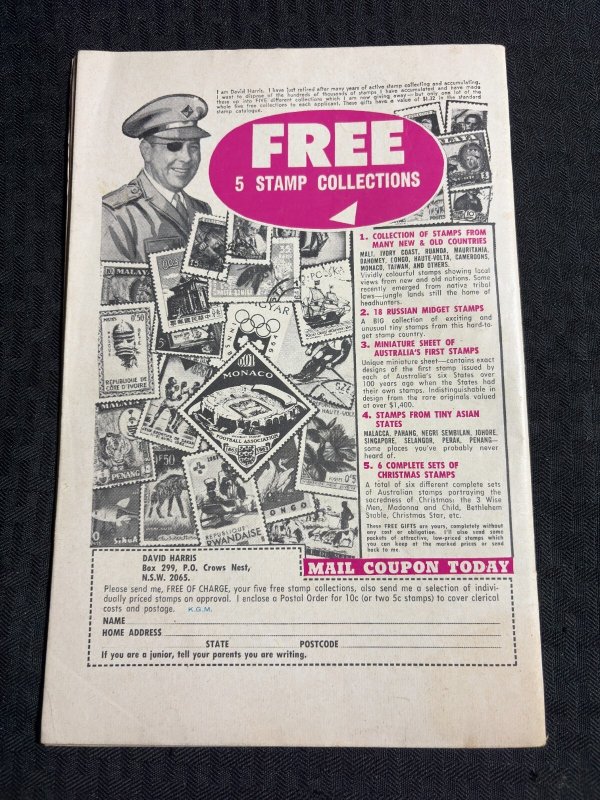 Vintage WONDER COMIC MONTHLY Australian Comic #93 VG+ 4.5 Superman & The Atom