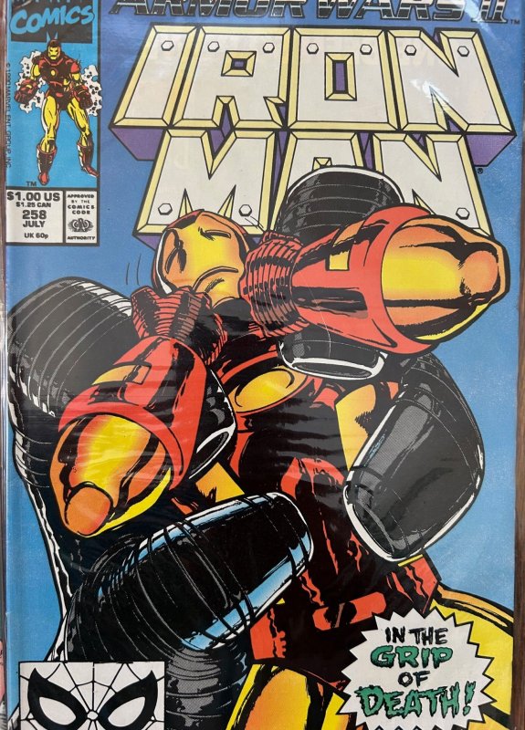Iron Man lot of 6 issues from late 80's (1988)