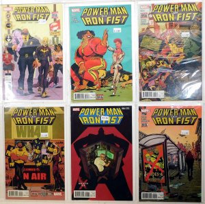 Power Man and Iron Fist Lot 6 #2, 3, 4, 5, 6 B, 11 2016 Marvel Comics