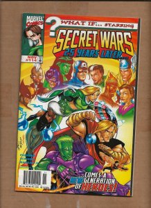 WHAT IF ? #114 SECRET WARS 25 YEARS LATER  NEWSSTAND UPC CODE MARVEL 
