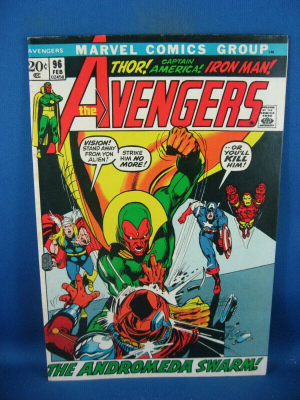 THE AVENGERS 96 F VF NEAL ADAMS 1971