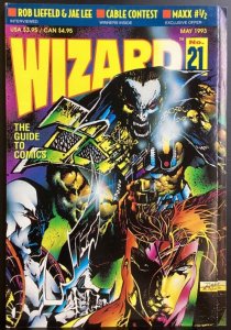 Wizard Magazine #21 Youngblood, Rob Liefeld, Jae Lee W/ POSTER & INSERTS 1993