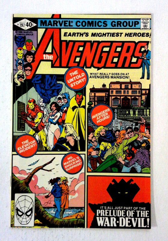 Avengers #197 (1980) Iron Man Ms. Marvel Marvel NM-