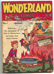 Wonderland #1 1945- Alex in Wonderland- Howard Post- First issue- VG