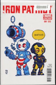 Iron Patriot #1 Young Cover (2014) Iron Patriot