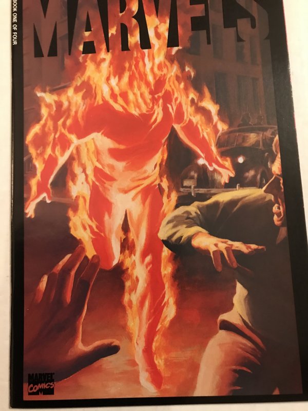 MARVELS #1 : Marvel 1/94 NM-; Newsstand Variant, Rare, Alex Ross art