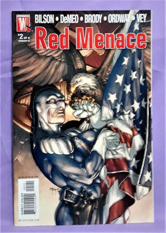 RED MENACE #1 - 6 Jerry Ordway with #1 - 2 Variant 1:10 Covers (DC 2007)