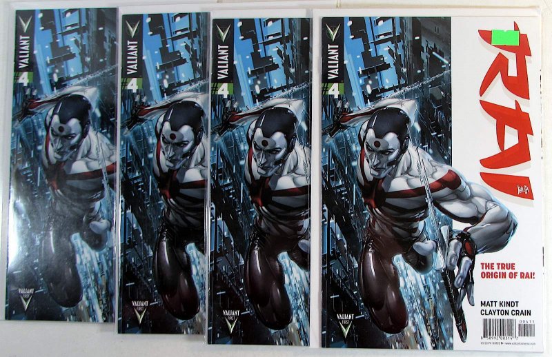 RAI Lot of 4 #4 x4 Valiant Comics (2014) NM 1st Print Comic Books