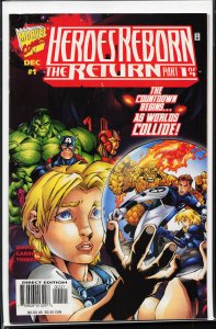 Heroes Reborn: The Return #1 Franklin Richards Cover (1997) Fantastic Four