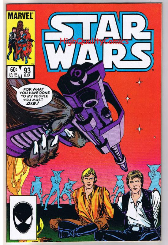 STAR WARS #93, VF/NM, Luke Skywalker, Darth Vader, 1977, more SW in store