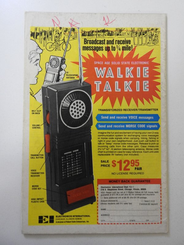 The Avengers #168 (1978) VG+ Condition ink on bc