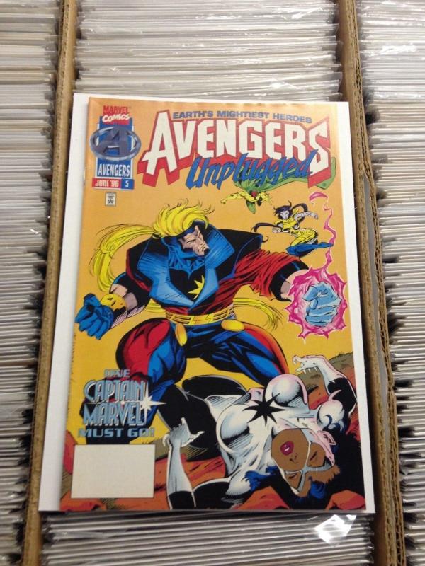 Avengers Unplugged 5 VF/NM to NM- Flipbook Variant HTF 1st App. Photon