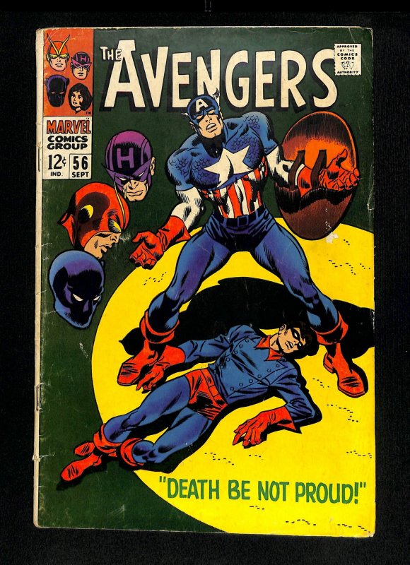 Avengers #56 Baron Zemo Bucky!