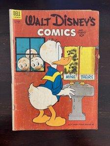 Walt Disney's Comics and Stories # 156 Dell 1953 FR 1.0