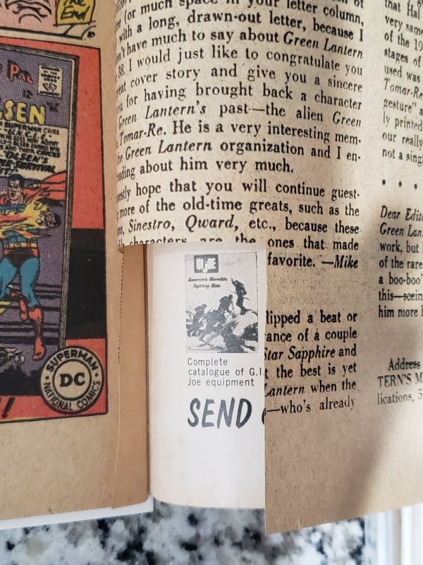 Green Lantern 41 1st app 2nd Star Sapphire. Coupon clipped doesn't affec...