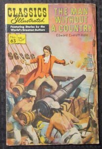 1964 CLASSICS ILLUSTRATED #63 VG+ 4.5 The Man Without A Country 