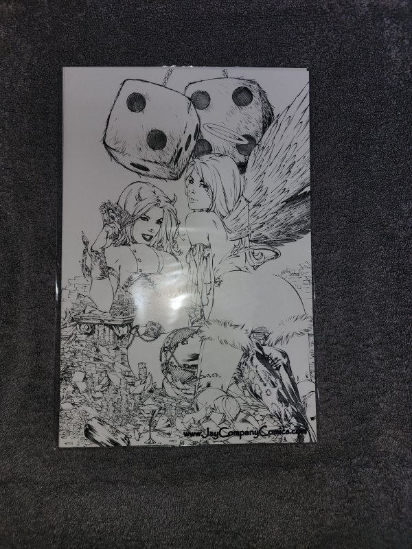 Penny for Your Soul #1 1/100 EBAS Jay Company Comics Big Dog Ink Sketch Variant