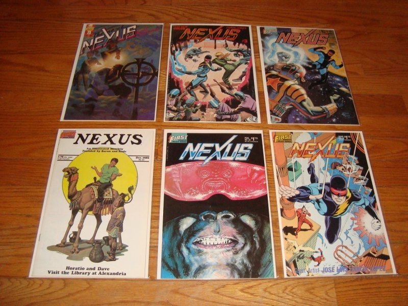 MIXED LOT OF 11 NEXUS COMICS (1983-1989) FREE SHIPPING