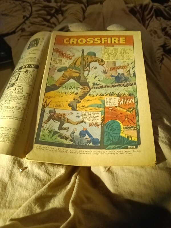 Marines Attack #6 VINTAGE 1965 Charlton Comics Silver Age Korean War Stories