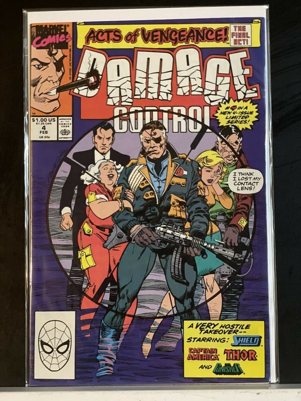 Damage Control Acts Of Vengeance (1989 Marvel) 2nd Series 