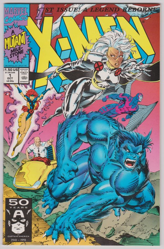 X-men #1 (1991) Beast/Storm Variant (VF/NM)