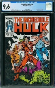 Incredible Hulk #330 (1987) CGC 9.6 NM+