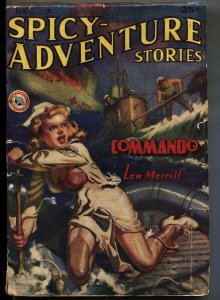 Spicy Adventure Stories 12/1942-Last issue-GGA-RARE pulp magazine