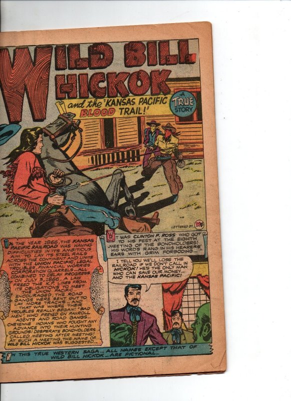 Wild Bill Hickok #11 - western - Avon 1952 - GD