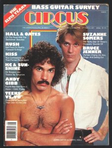 Circus 10/13/1977-John Oates & Daryl Hall cover and story-Features on Rush-Ki...