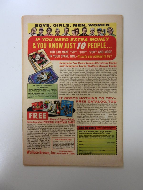 Nick Fury, Agent of SHIELD #4  (1968) VG condition stain front cover