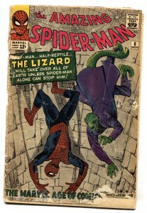 Amazing Spider-Man #6 First LIZARD 1963 Marvel Silver Age