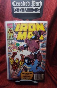 Iron Man #257 Newsstand Edition (1990)