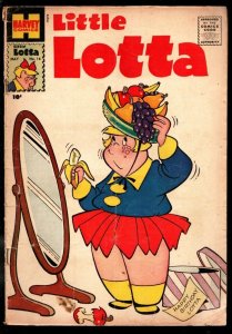 Little Lotta #16 1958-Harvey-Fruit basket as a hat cover-Richie Rich-Little D...