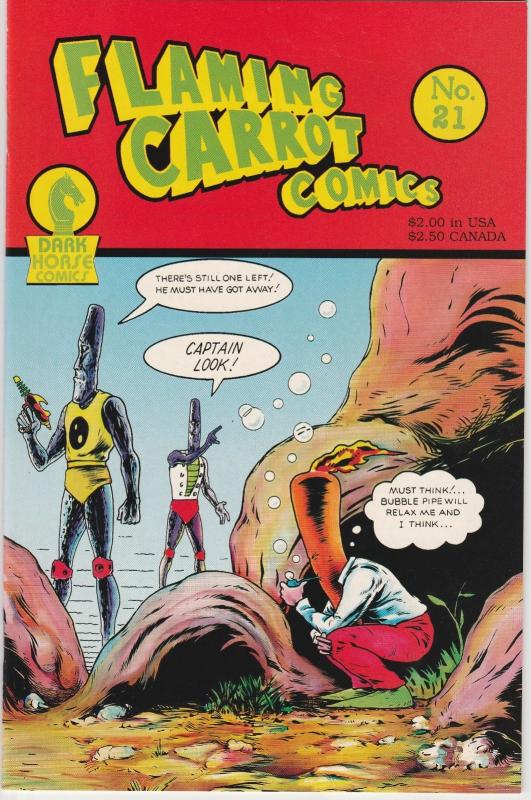 5 Flaming Carrot Comics Dark Horse Comic Books # 2 18 21 22 23 Bob Burden WM5