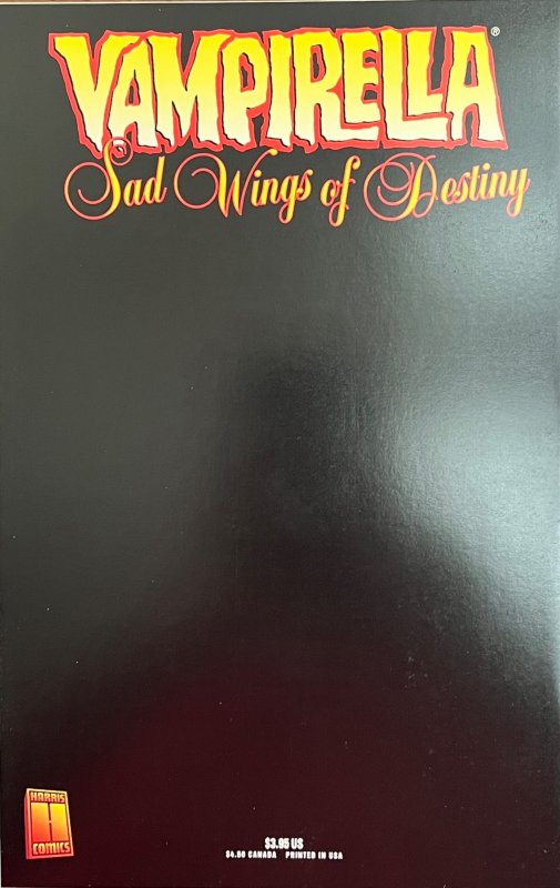 Vampirella: Sad Wings Of Destiny (1996) Virgin cover NM Condition