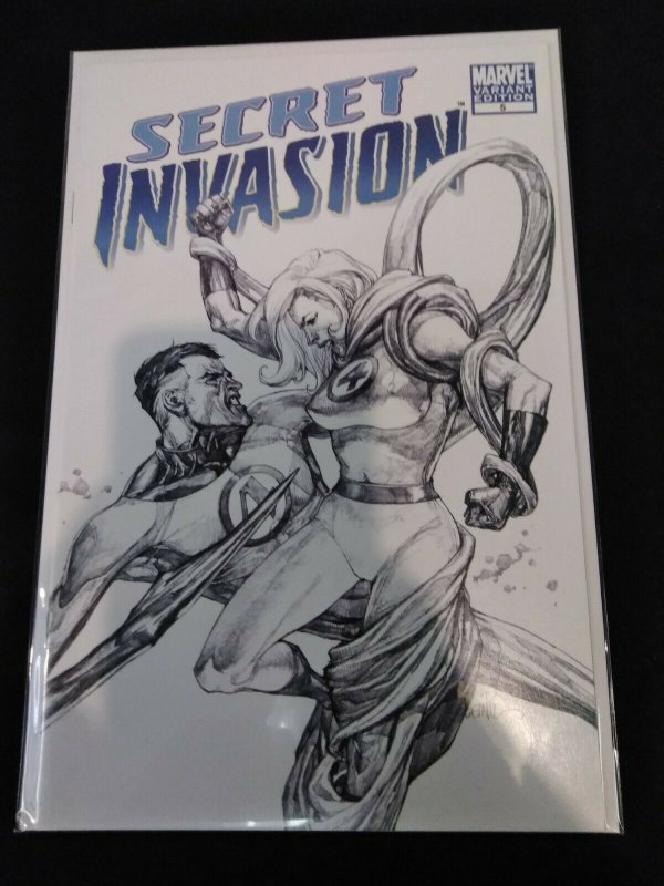 Secret Invasion #5, #6, #7 LOT OF 3 YU SKETCH VARIANTS FIRST PRINT MARVEL COMICS 