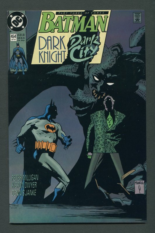 Batman #452 #453 #454 / 9.2 NM-  Dark Knight Dark City SET  1990