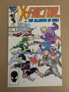 X-Factor #5 (1986) Marvel Key Issue 1st Apocalypse Cameo Comic Book 