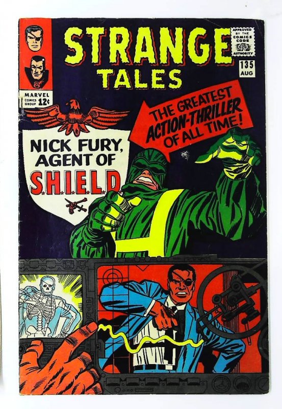 Strange Tales (1951 series)  #135, Fine- (Actual scan)