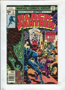 BLACK PANTHER #3 - RACE AGAINST TIME! - (7.5) 1977