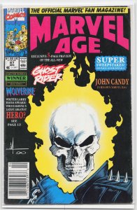 Marvel Age #87 (1990) Ghost Rider