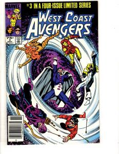 Lot Of 10 Avengers West Coast Marvel Comics # 15 17 18 21 22 26 27 2 3 4 JW2