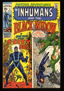 Amazing Adventures #5 VF 8.0 Inhumans Black Widow!