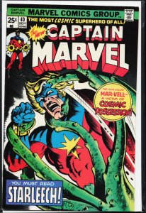 Captain Marvel #40 (1975) Captain Marvel