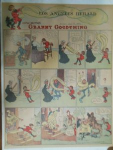 Granny Goodthing Sunday Page by Follett  from 7/17/1910 Full Page Size!