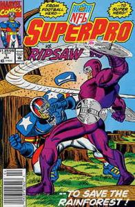 NFL Superpro #7 VF ; Marvel | Football Super Hero