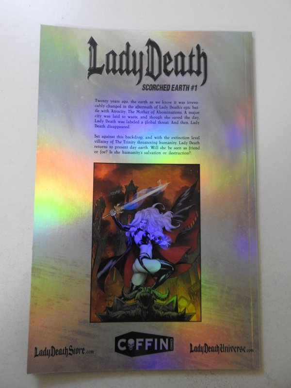 Lady Death: Scorched Earth #1 Holo Foil Edition (2020) NM Cond! Signed W/ COA!