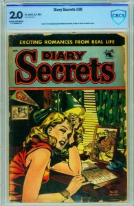 Diary Secrets #20 CBCS 2.0 1950- Matt Baker- St John Golden Age Romance