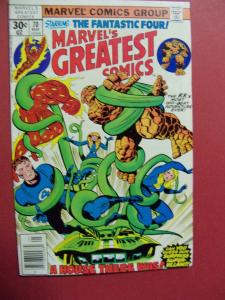 MARVEL'S GREATEST COMICS #70 (FINE/VF 7.0 or better) MARVEL COMICS 1979