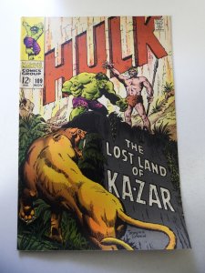 The incredible Hulk #109 (1968) VG Condition